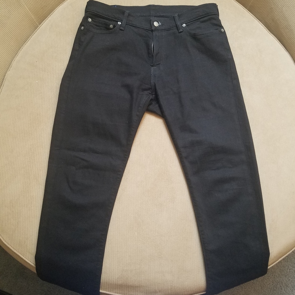 Abercrombie & Fitch Rustin Athletic Slim Black Jeans
